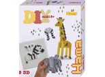 Hama Ferro Su Perline 3256 Hama Ferro Su Perline Midi "Safari"", Confezione Regalo, 3D"