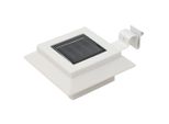 Vidaxl Luci Solari Da Esterno 6 Pezzi Led Quadrati 12 Cm Bianco