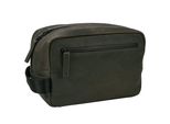 Leonhard Heyden Pelle Borsa Da Toilette Den Haag Washbag Olive Verde
