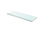 Vidaxl Mensole 2 Pz. Vetro Trasparente 80X25 Cm