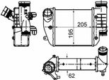 Mahle Original Intercooler Ci 484 000S Per Audi A6 Avant (4F5 C6)