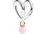 Pandora Moments Charm Cuore Con Opale Rosa 783242C01