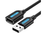Cavo Di Prolunga Usb 2.0 Da Maschio A Femmina Vention Cbibi 3M (Nero)