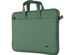 Trust 24450 Trust Laptoptasche Bologna Slim Kunstfaser GrüN 24450 Bis 40,6 Cm (16 Zoll)