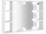 Syfax™ Mobile A Specchio Con Led Bianco 76X15X55 Cm