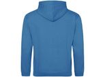 Awdis - Felpa Con Cappuccio "Varsity"" Per Bambini PC7303 (152-158) (Grigio Screziato/Rosso Fuoco)"