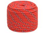 Vidaxl Corda Per Barca Rossa 18 Mm 100 M Polipropilene