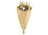 Bouquet Di Fiori Secchi - Naturale - Ø25Cm - Altezza 60 Cm - Decorazione Per Interni - Toni Naturali Beige E Marrone - Decorazione Sostenibile Per Ambienti