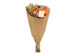 Bouquet Di Fiori Secchi Multi - Bouquet Di Fiori Secchi Colorati - Ø15 Cm - Altezza Circa 35 Cm - Bouquet Decorativo Per Interni - Facile Da Curare E Resistente