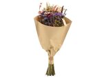Bouquet Di Fiori Secchi - Fiori Di Campo Rosa - Ø20Cm ↕50Cm - Fiori Secchi - Romantico E Naturale - Bouquet Decorativo Per Interni