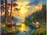 Puzzle Di Castorland Tramonto ü Sul Fiume 3000 Pezzi