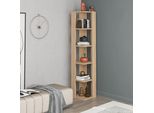 Libreria Angolare Houseland Nati In Rovere Zaffiro