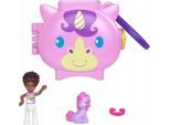 Bambola Polly Pocket Set Borsetta Unicorno Mattel