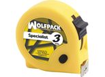 Wolfpack Linea Profesional - Lista Speciale Flessometri Con Freno 3 Metri / 13 Mm.