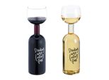 Bottiglia Da Vino Relaxdays Con Bicchiere 750 Ml