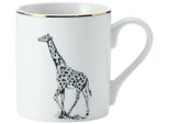 Tazza Mikasa Fine China Da 280 Ml Con Bordo Dritto, Giraffa, Confezione Regalo