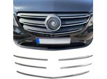 Modanature Griglia Radiatore In Acciaio Inox Cromato Per Mercedes Vito W447 | Mopf Dal 2020 In Poi>