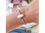 Flamenco Mystique Bracciale In Acciaio Inossidabile Placcato Oro Con Cristallo Di Rocca BST1451