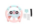 Co Driver Volante Simulato Rosa Giocattolo Educativo Di Simulazione Di Guida Per Bambini