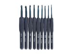 Set Di 9 Pezzi Per Uncinetto, Impugnatura Ergonomica Morbida, Aghi Lisci Per Principianti Con Mani Artritiche, Blu