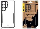 Copertura Posteriore Tattica Quantum Stealth Galaxy S25 Ultra Clear/Nero