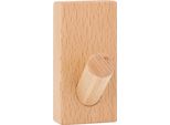 Quvio Ganci Da Parete - Armadio - Holz - Ganci Da Parete - Ganci Per Abiti - 5 X 4 X 8 Cm - Hellbraun