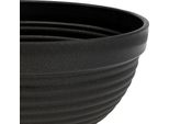 Ciotola R In Plastica Antracite Ø15Cm, Resistente Al Gelo, 10 Pezzi, Vaso Da Fiori Per Interni Ed Esterni