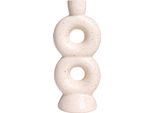 Quvio Candeliere - Portacandele - Candeliere - Candeliere - Candeliere Bianco Sporco - Candeliere In Ceramica - Candeliere In Ceramica - Candeliere Bianco Sporco - Candeliere Infinito - Ceramica - Bianco Sporco
