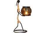 Portacandele Vintage Home Decor Portacandele In Ferro A Forma Di Ragazza Portacandele Decorativo A Forma Di Lanterna Per Candele