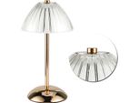Lampada A Fungo Interruttore A Sfioramento Stepless Dimming Ricaricabile Tavolo Da Pranzo Lampada Da Tavolo Decorativa In Cristallo Luce Notturna Da Comodino