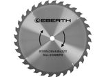 Lama Per Sega Circolare Eberth Lama Per Sega Circolare In Acciaio Con Denti In Metallo Duro Per Tagli Di Legno (Diametro 500 Mm, Foro 30 Mm, Spessore Lama 3,0 Mm)