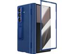 Avizar, Custodia Avvolgente Per Galaxy Z Fold7 Con Vetro E Supporto, Blu