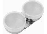 Contenitore In Acciaio Inox Per Olio A Bicchiere Doppio/Singolo (F-308 Con Coperchio)