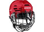 Casco Ccm Tacks 920 Combo (Con Maglia) Senior Rosso M