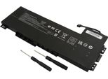 Avizar, Batteria Li-Polymer 11.4V 7895Mah Per Hp Zbook 15 G3 / 17 G3 Laptop, Nero