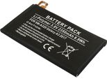 Avizar, Batteria Di Ricambio Li-Polymer 3,8 V 2350 Mah Per Galaxy A3 2017, Nero/Bianco