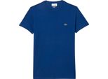Lacoste - T-Shirt Da Uomo In Cotone Pima (Dal Perù) GT7794 (Xs) (Blu Scuro)