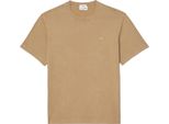Lacoste - Maglietta Uomo/Donna Unisex, Cotone Spesso Lavato GT7790 (Xs) (Beige)