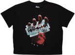Judas Priest - Top Corto "British Steel"" Per Donna RO14124 (L) (Nero)"