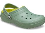 Zoccoli Crocs Classic Lined K Verde Eu 34-35 Ragazze Verde Eu 34-35