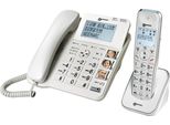 Geemarc AmpliDECT COMBI 295 Combo Seniorentelefon schnurgebunden 30 dB (+Anrufbeantworter+ ) und Zusatz-Dect-Telefon - Deutsche Version
