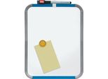 Nobo Lavagna Magnetica Slim Line Magnetica (L)220 X (H)280 Mm Blu / Argento