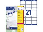 Avery Zweckform Quickpeel Etichette Per Indirizzi, 63,5 X 38,1 Mm