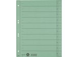 Divisori Leitz A4 Cartoncino Manila Extra Largo 230 G/M² Verde 100 Divisori