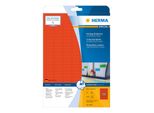 Etichette Universali Herma Special, 25,4 X 10 Mm, Rosso