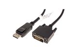 Value Cavo Displayport Dp St - DVI-D St, Nero, 2 M
