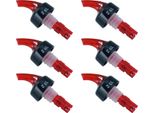 6 Pezzi. Versatore 2 Cl. Versatore Dosatore Per Bottiglie - Plastica