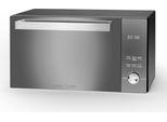 Microonde Proficook Con Grill | Camera Di Cottura Da 23 Litri | Microonde Senza Piatto Rotante | 1000 Watt | Porta A Specchio Con Apertura Verticale | PC-MWG 1204 Nero
