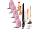Stahlwerk Accessori Per Saldatura Tig Lenti Gas Wp Sr Binzel 17 18 26 Set 14 Pezzi