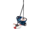Vileda Turbo Easywring & Clean Floor Mop Set Completo Mop E Secchio Con Powerslinger Blu